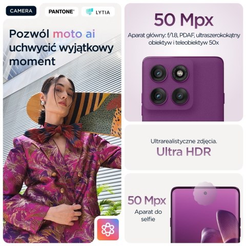 Motorola Edge 60 Pro 5G 12/512GB Sparkling Grape Motorola Edge 60 Pro 5G 12/512GB Sparkling Grape