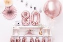 Balon foliowy Cyfra 8, 35cm, Rose Gold różowe złoto