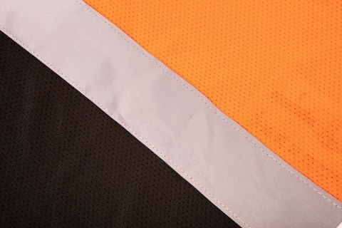 KOSZULKA T-SHIRT OSTRZEGAWCZY CIEMNY DÓŁ POMARAŃCZOWY M