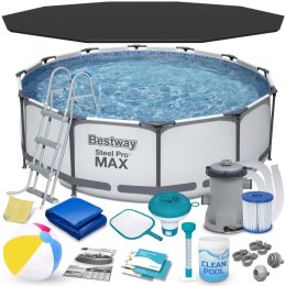 PROMOCJA !!! Basen ogrodowy stelażowy 366 x 100 cm zestaw Bestway