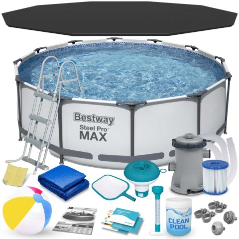 PROMOCJA !!! Basen ogrodowy stelażowy 366 x 100 cm zestaw Bestway PROMOCJA !!! Basen ogrodowy stelażowy 366 x 100 cm zestaw Bestway