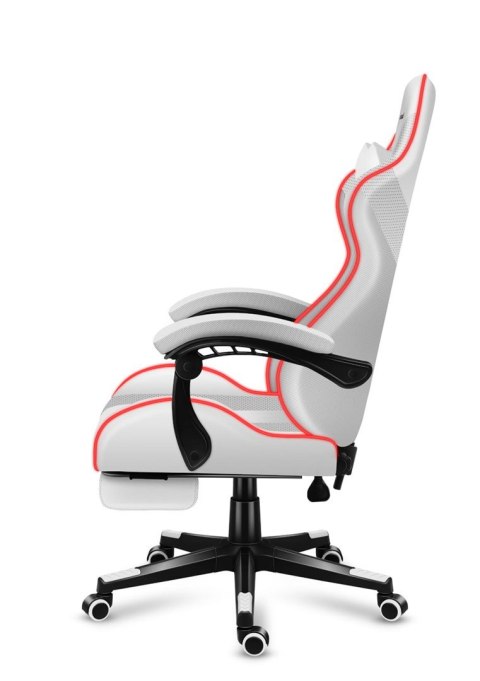 Fotel gamingowy Huzaro Force 4.7 RGB White Fotel gamingowy Huzaro Force 4.7 RGB White