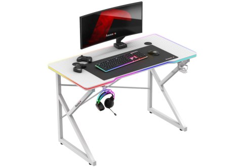 Biurko gamingowe Huzaro Hero 1.7 RGB White Biurko gamingowe Huzaro Hero 1.7 RGB White