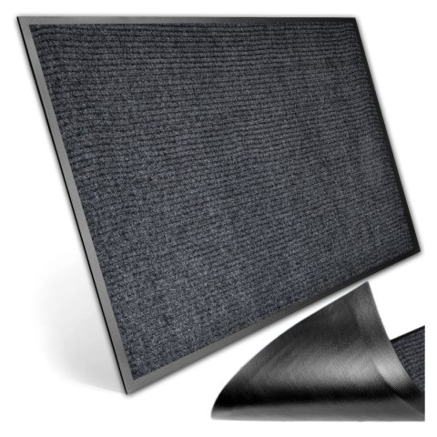 Wycieraczka wejściowa pod drzwi 40x60 cm SEILA szara Wycieraczka wejściowa pod drzwi 40x60 cm SEILA szara