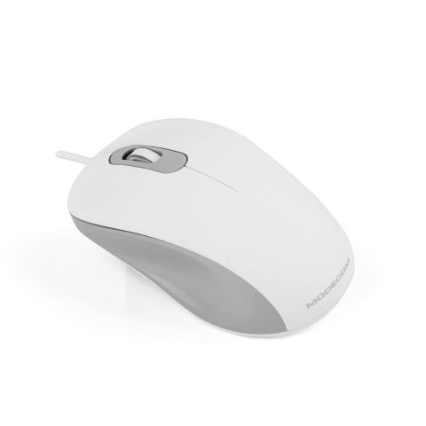 Mysz przewodowa Modecom MC-M10S SILENT optyczna, biała Mysz przewodowa Modecom MC-M10S SILENT optyczna, biała