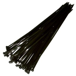 Opaski zaciskowe kablowe nylon czarne 300x4,7 mm 50 sztuk