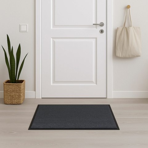 Wycieraczka wejściowa 40x60 cm SEILA szara zestaw 2 sztuk Wycieraczka wejściowa 40x60 cm SEILA szara zestaw 2 sztuk