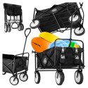 Wózek plażowy transportowy MAGNUM czarny Wózek plażowy transportowy MAGNUM czarny