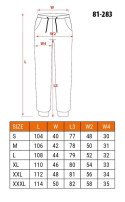 SPODNIE DRESOWE COMFORT, SZARO-CZARNE ROZMIAR XL