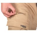 SPODNIE ROBOCZE OUTDOOR TYPU JOGGER BEŻOWE ROZMIAR XL