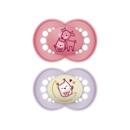 Smoczek original night 6+ girl MAM AKCESORIA