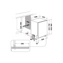Zmywarka do zabudowy WHIRLPOOL WI 7020 PF