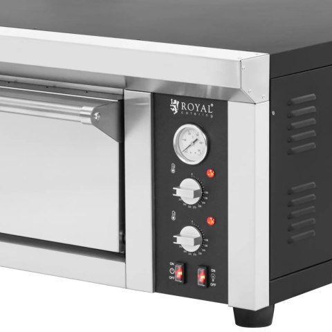 Piec do pizzy elektryczny z szamotem na 6 pizz śr. 33 cm 400 V 6600 W Piec do pizzy elektryczny z szamotem na 6 pizz śr. 33 cm 400 V 6600 W
