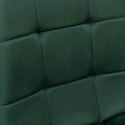 Krzesło welurowe MONTANA VELVET ciemnozielone Krzesło welurowe MONTANA VELVET ciemnozielone