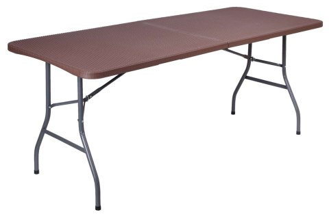 Zestaw cateringowy RATTAN BRĄZ stół 180 cm+ 2 ławki Zestaw cateringowy RATTAN BRĄZ stół 180 cm+ 2 ławki