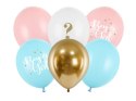 Balony lateksowe Boy or Girl, mix 30cm, 6 szt.