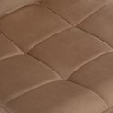 Krzesło barowe ARAKO BLACK aksamitne mokka VELVET Krzesło barowe ARAKO BLACK aksamitne mokka VELVET