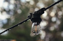 GIRLANDA 20M + 22 ŻARÓWKI FILAMENT