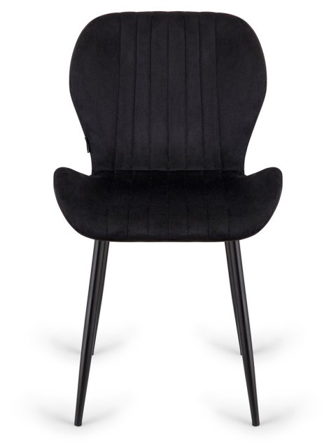 Krzesło tapicerowane MONTI VELVET BLACK