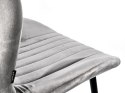Krzesło tapicerowane MONTI VELVET GREY