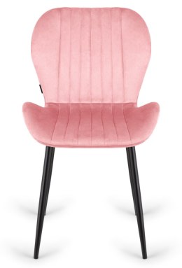 Krzesło tapicerowane MONTI VELVET PINK