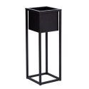 Kwietnik loftowy CONCOVE 60 cm czarny