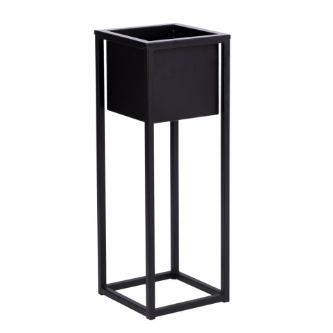 Kwietnik loftowy CONCOVE 60 cm czarny Kwietnik loftowy CONCOVE 60 cm czarny
