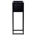 Kwietnik loftowy CONCOVE 60 cm czarny