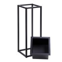 Kwietnik loftowy CONCOVE 60 cm czarny