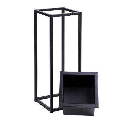 Kwietnik loftowy CONCOVE 60 cm czarny Kwietnik loftowy CONCOVE 60 cm czarny