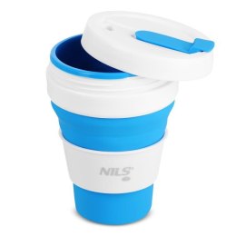 NC4103 KUBEK SILIKONOWY SKŁADANY 475ML NIEBIESKI NILS CAMP