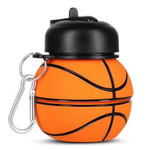 NC4104 KUBEK SILIKONOWY SKŁADANY 550ML BASKETBALL NILS NC4104 KUBEK SILIKONOWY SKŁADANY 550ML BASKETBALL NILS