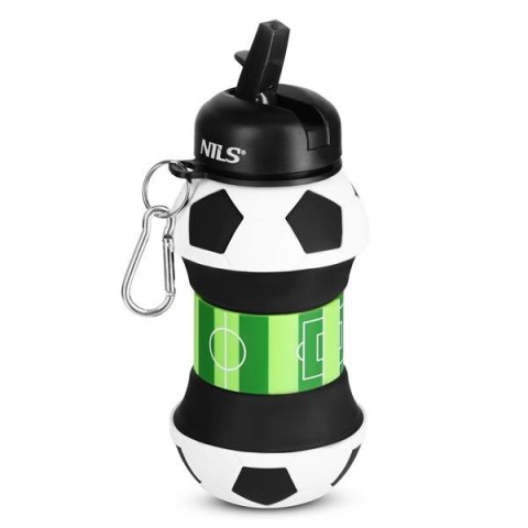 NC4104 KUBEK SILIKONOWY SKŁADANY 550ML FOOTBALL NILS NC4104 KUBEK SILIKONOWY SKŁADANY 550ML FOOTBALL NILS