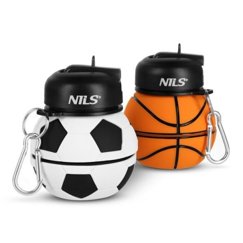 NC4104 KUBEK SILIKONOWY SKŁADANY 550ML FOOTBALL NILS NC4104 KUBEK SILIKONOWY SKŁADANY 550ML FOOTBALL NILS