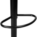 Krzesło barowe CYDRO BLACK welurowe OLIWKOWE VELVET