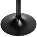 Krzesło barowe CYDRO BLACK welurowe OLIWKOWE VELVET