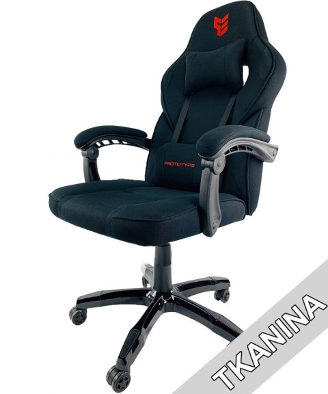Fotel obrotowy do biurka TITAN BLACK FABRIC BASIC Fotel obrotowy do biurka TITAN BLACK FABRIC BASIC