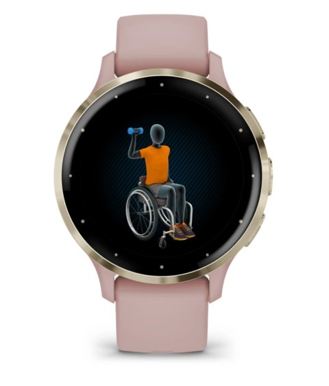 Zegarek sportowy Garmin Forerunner 965 mleczny kwarc Zegarek sportowy Garmin Forerunner 965 mleczny kwarc