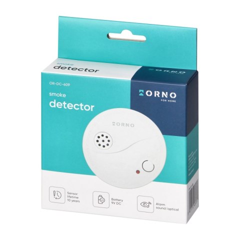 BATERYJNY CZUJNIK DYMU ZE ZINTEGROWANĄ BATERIĄ