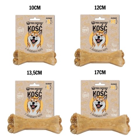 Paka Zwierzaka Kość z dodakiem kozy M-12 cm 55g Paka Zwierzaka Kość z dodakiem kozy M-12 cm 55g