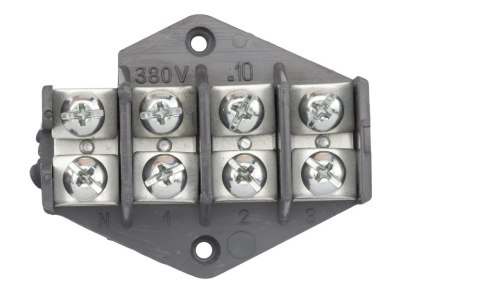LISTWA ZACISKOWA, PIERŚCIEŃ ROZGAŁĘŹNY 4X10MM2 CZARNY LISTWA ZACISKOWA, PIERŚCIEŃ ROZGAŁĘŹNY 4X10MM2 CZARNY