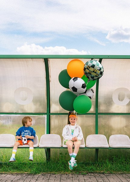 Balon foliowy, Piłka nożna, Mix kolorów, 35 cm Balon foliowy, Piłka nożna, Mix kolorów, 35 cm