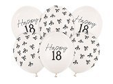 Balony Strong, Pastel Off-white, nadruk 18, 30 cm, 6 szt. Balony Strong, Pastel Off-white, nadruk 18, 30 cm, 6 szt.