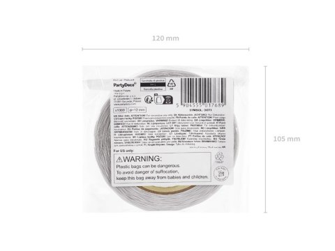 Kropki klejowe dwustronne, bezbarwny, 12mm, 1000 szt. Kropki klejowe dwustronne, bezbarwny, 12mm, 1000 szt.