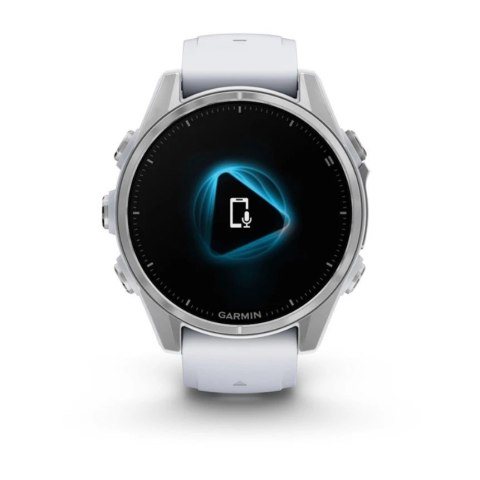 Zegarek sportowy Garmin Fenix 8 AMOLED 43mm Srebrny Zegarek sportowy Garmin Fenix 8 AMOLED 43mm Srebrny