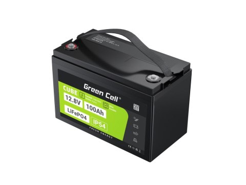 GREEN CELL AKUMULATOR LIFEPO4 CUBE 100AH 12V/12.8V 1280WH LFPGC12V100AH GREEN CELL AKUMULATOR LIFEPO4 CUBE 100AH 12V/12.8V 1280WH LFPGC12V100AH