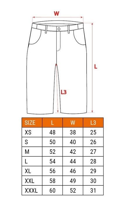 KRÓTKIE SPODENKI 100% BAWEŁNA ROZMIAR XL