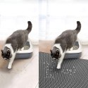 Mata pod kuwetę dla kota CATSY wycieraczka 40x50 cm szara n