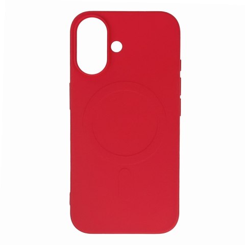 Etui na Samsung Galaxy S25 Liquid Silicone Case MagSafe - czerwone Etui na Samsung Galaxy S25 Liquid Silicone Case MagSafe - czerwone