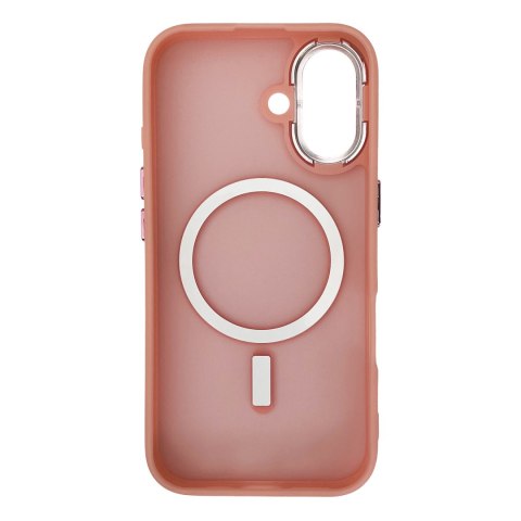 Etui plecki na Samsung Galaxy S25 Fashion Case MagSafe - różowe Etui plecki na Samsung Galaxy S25 Fashion Case MagSafe - różowe
